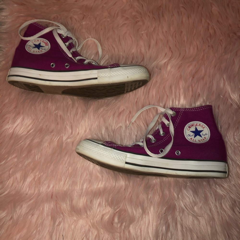 Magenta High-Too Chuck Taylor Converse